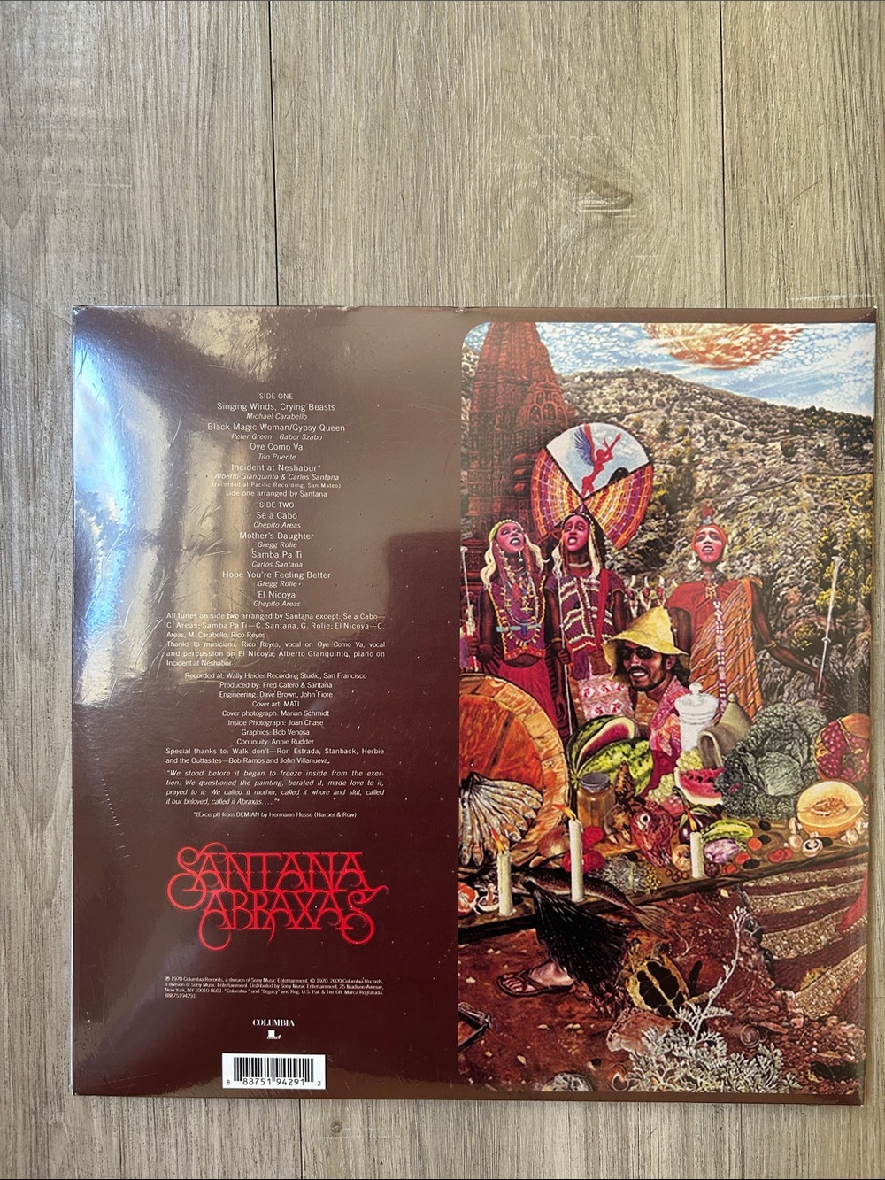 NWT SEALED SANTANA Abraxas album - Picture 2 of 2